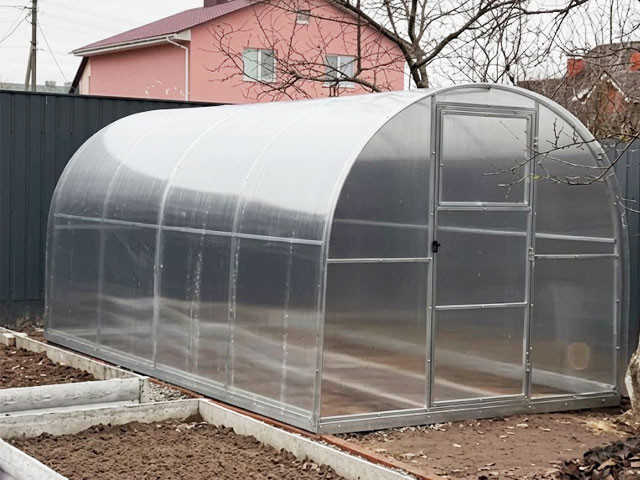Теплиця з полікарбонату 200x200x200см оцинкований профіль 20х20мм, полікарбонат 4мм